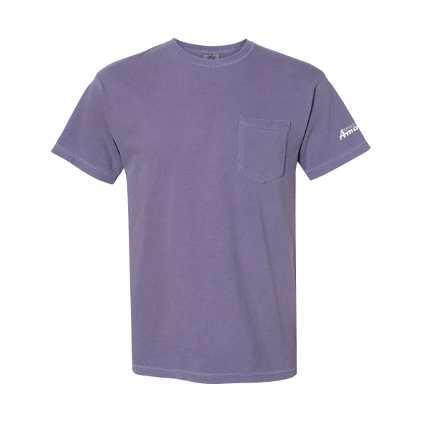A1535 Short Sleeve Pigment-Dyed Pocket Tee