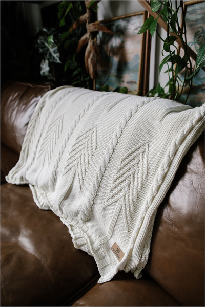 A2406 Organic Cotton Cable Blanket