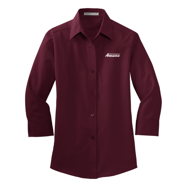 A1310W Ladies 3/4 Sleeve Easy Care Shirt