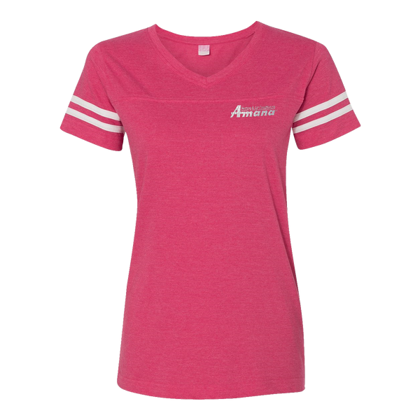 A1852W Ladies Fine Jersey Football T-Shirt