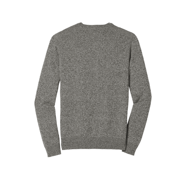 A1935 Mens Marled Crew Sweater