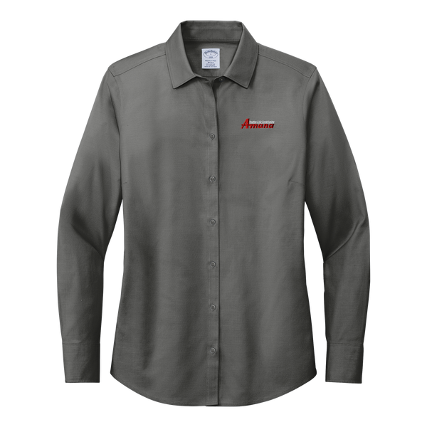 A2315W Ladies Wrinkle-Free Stretch Pinpoint Shirt