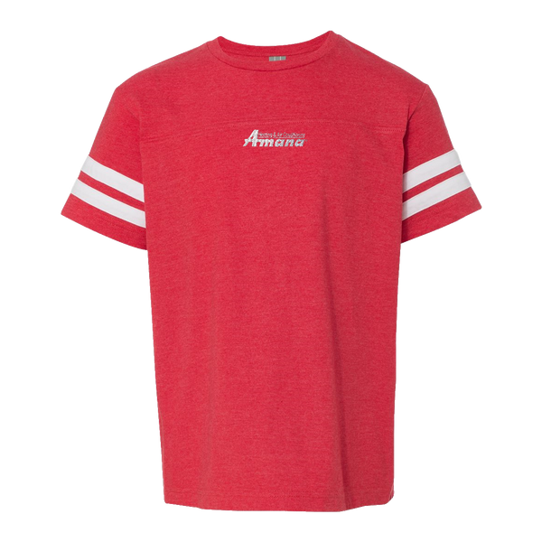 AY1852 Youth Fine Jersey Football T-Shirt
