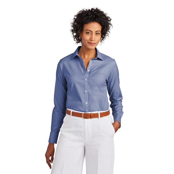 A2315W Ladies Wrinkle-Free Stretch Pinpoint Shirt